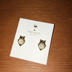Genuine Kate spade owl earrings